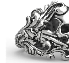 Men's Fashionable Stainless Steel Skull Ring