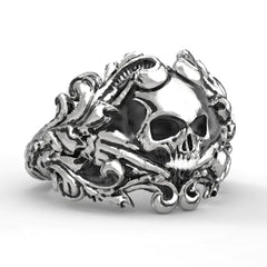 Men's Fashionable Stainless Steel Skull Ring